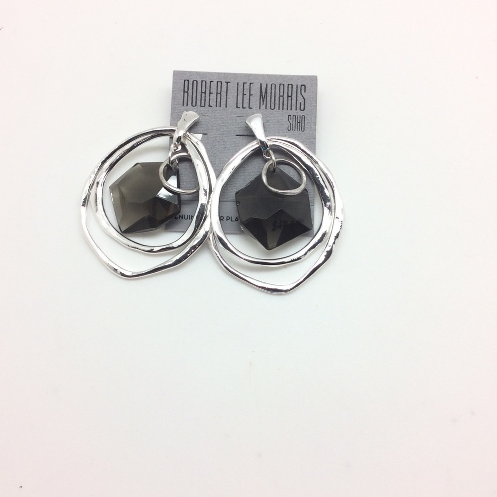 Robert Lee Morris RLM Topaz & Silver Earrings